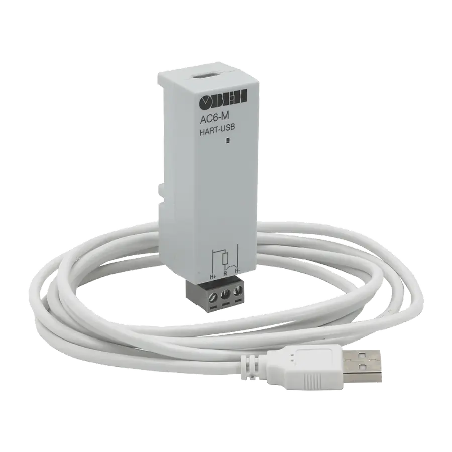 АС6-М преобразователь интерфейсов (модем) HART-USB для связи датчика с персональным компьютером