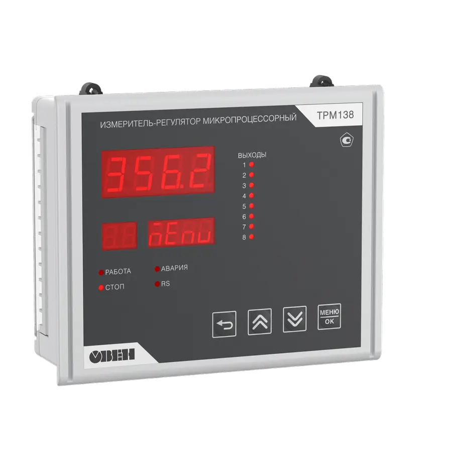 ТРМ138 [M02] обновленный восьмиканальный ПИД-регулятор с USB и RS-485